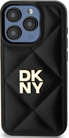 Панель DKNY Quilted Stack Logo для Apple iPhone 15 Pro Black (DKHCP15LPQDSLK) - зображення 3