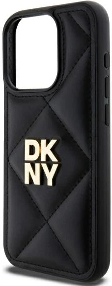 Панель DKNY Quilted Stack Logo для Apple iPhone 15 Pro Black (DKHCP15LPQDSLK) - зображення 6