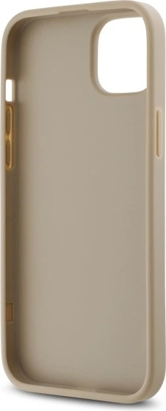 Etui plecki DKNY Quilted Stack Logo do Apple iPhone 15 Plus Beige (DKHCP15MPQDSLE) - obraz 7