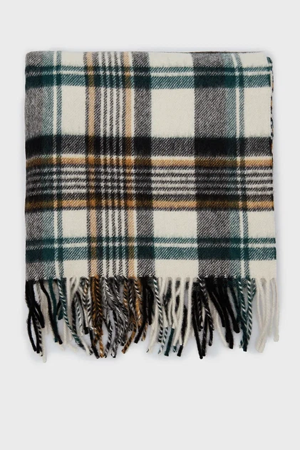Чоловічий картатий вовняний шарф CHECK WOVEN SCARF Gant OS 9920209 - Фото 2 Чоловічий картатий вовняний шарф CHECK WOVEN SCARF Gant OS 9920209 - изображение 2