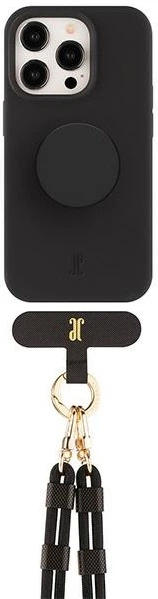 Чохол Just Elegance 3in1 PopGrip для Apple iPhone 15 Pro Black (4062519304853) - зображення 2