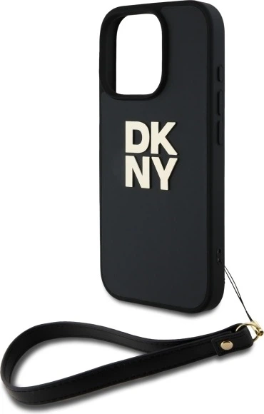 Панель DKNY Wrist Strap Stock Logo для Apple iPhone 16 Pro Black (DKHCP16LPBSWSK) - зображення 5