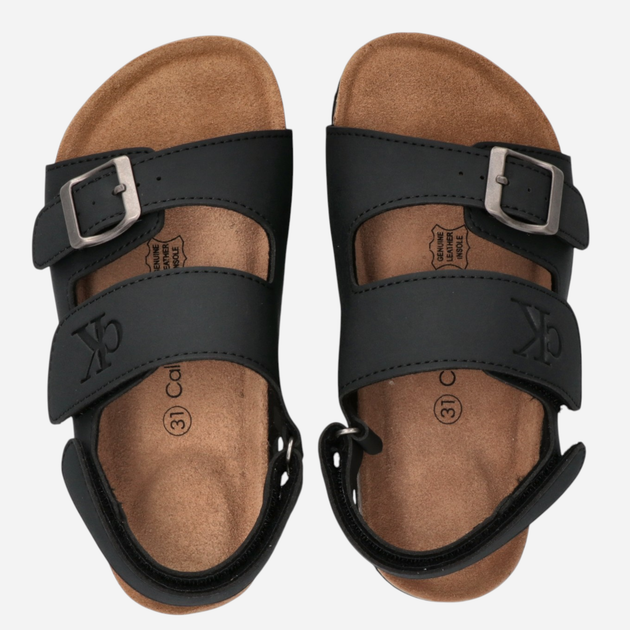 Сандалії жіночі Calvin Klein SANDALO Velcro NERO V3X2-83328-0315999 36 23 см Чорні (8054491094217) - зображення 4