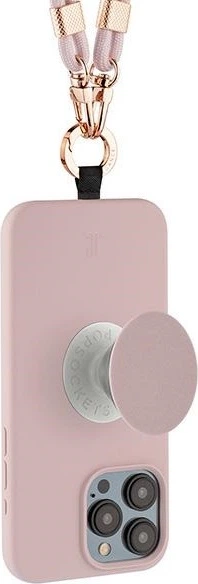 Чохол Just Elegance 3in1 PopGrip для Apple iPhone 15 Pro Rose (4062519304952) - зображення 4