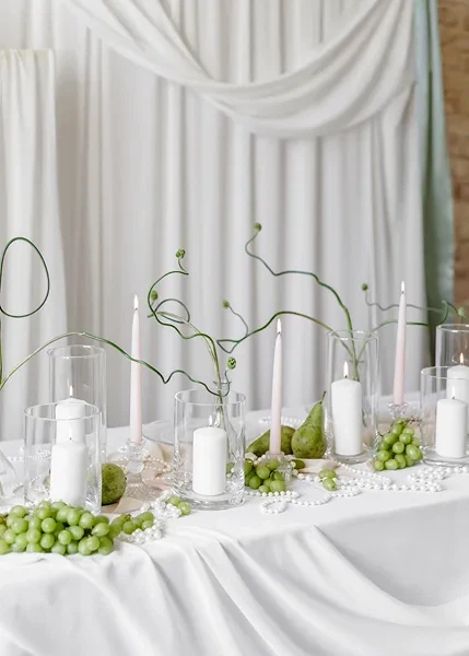 Sznur pereł dekoracyjny PartyDeco  5 m Biały (SZP1-070) (5904555079731) - obraz 4