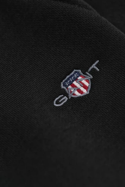 Чоловічі чорні спортивні штани REG SHIELD SWEATPANTS Gant XL 2009026 - изображение 8