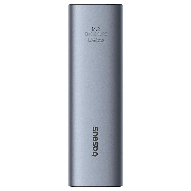Корпус Baseus для SSD FlyJoy Series SSD Enclosure (M.2 NVMe) B00760600811-01 Grey - Фото 1 Корпус Baseus для SSD FlyJoy Series SSD Enclosure (M.2 NVMe) B00760600811-01 Grey - изображение 1