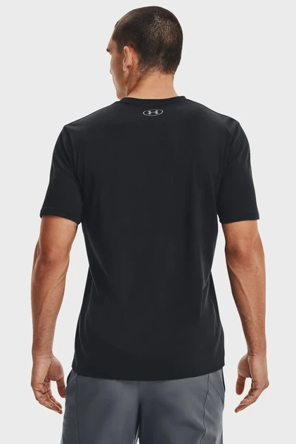 Чоловіча чорна футболка UA TEAM ISSUE WORDMARK SS Under Armour 5XL 1329582-001 - изображение 3