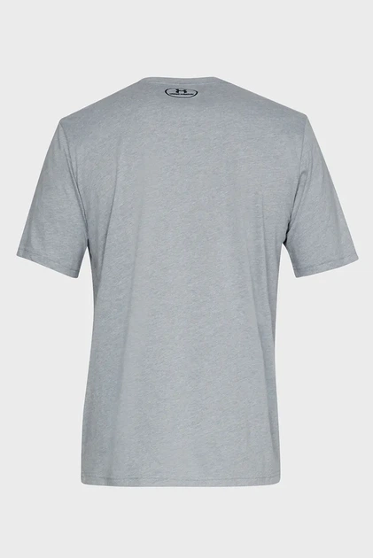 Чоловіча сіра футболка SPORTSTYLE LEFT CHEST SS Under Armour L 1326799-036 - Фото 5 Чоловіча сіра футболка SPORTSTYLE LEFT CHEST SS Under Armour L 1326799-036 - изображение 5