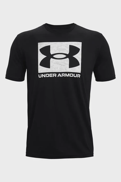 Чоловіча чорна футболка UA ABC CAMO BOXED LOGO SS Under Armour L 1361673-001 - зображення 5
