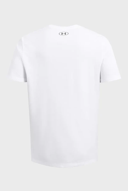 Чоловіча біла футболка UA M BOXED SPORTS UPDATED SS Under Armour XXL 1386793-100 - изображение 4