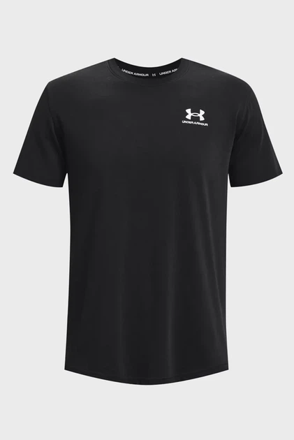 Чоловіча чорна футболка UA LOGO EMB HEAVYWEIGHT Under Armour XXL 1373997-001 - изображение 5