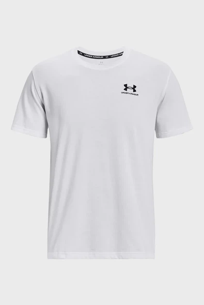 Чоловіча футболка UA LOGO EMB HEAVYWEIGHT Under Armour S 1373997-100 - зображення 5
