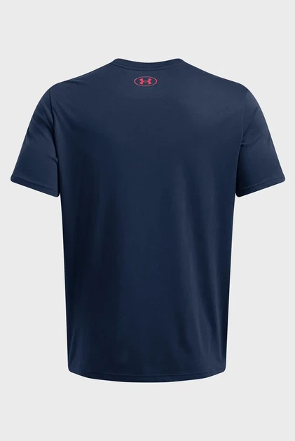 Чоловіча темно-синя футболка UA M BOXED SPORTS UPDATED SS Under Armour XXL 1386793-408 - изображение 4