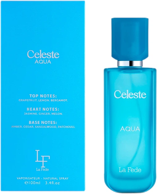 Парфумована вода унісекс Khadlaj La Fede Celeste Aqua 100 мл (6291107979038) - зображення 2