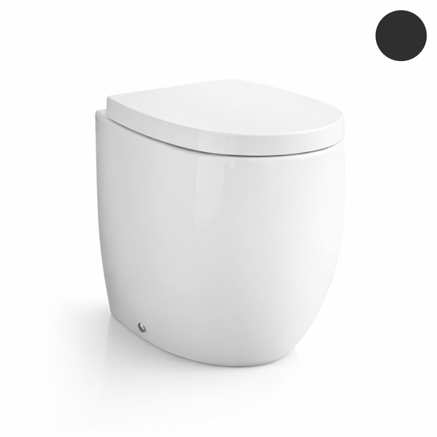 Унитаз напольный NIC DESIGN MILK 3716013, антрацит - изображение 2