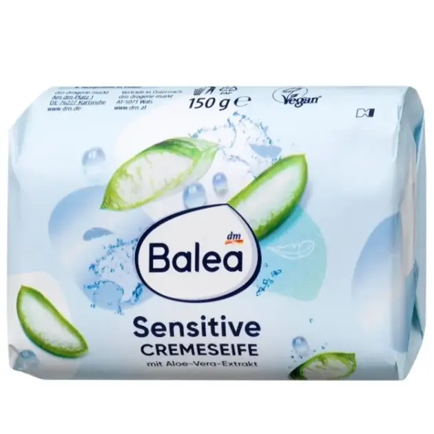 Твердое мыло Balea Sensitive для чувствительной кожи, 150 г - Фото 1 Твердое мыло Balea Sensitive для чувствительной кожи, 150 г - изображение 1