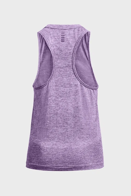 Майка жіноча фіолетова UA Seamless Stride Singlet Under Armour XS 1375697-571 - Фото 5 Майка жіноча фіолетова UA Seamless Stride Singlet Under Armour XS 1375697-571 - зображення 5