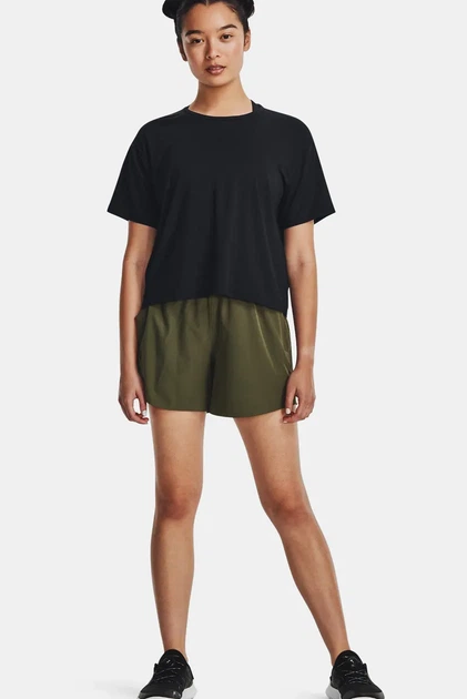 Жіноча футболка чорна Motion SS Under Armour L 1379178-001 - зображення 2