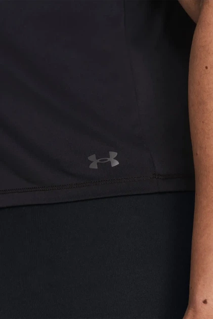 Жіноча футболка чорна Motion SS Under Armour 3X 1380167-001 - Фото 4 Жіноча футболка чорна Motion SS Under Armour 3X 1380167-001 - зображення 4