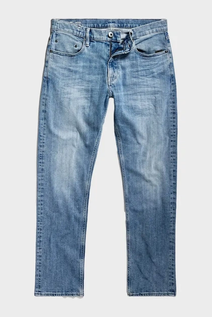 Чоловічі сині джинси Mosa Straight G-Star RAW 32-32 D23692,D498 - Фото 4 Чоловічі сині джинси Mosa Straight G-Star RAW 32-32 D23692,D498 - зображення 4