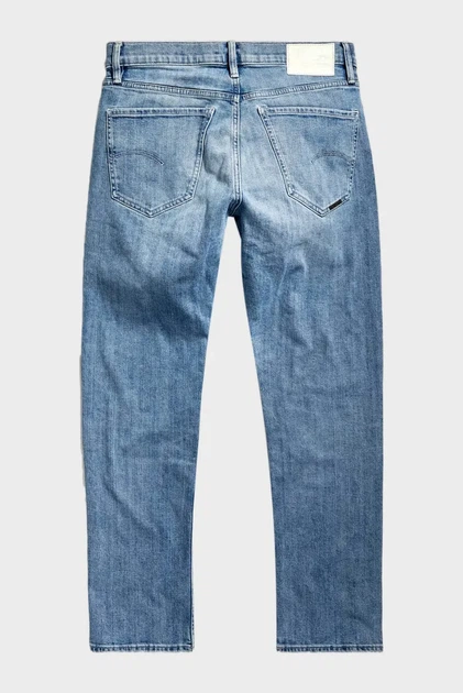 Чоловічі сині джинси Mosa Straight G-Star RAW 32-32 D23692,D498 - Фото 5 Чоловічі сині джинси Mosa Straight G-Star RAW 32-32 D23692,D498 - зображення 5