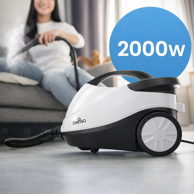 Пароочисник для дому парова швабра Diego HDS7000W-PRO 2000 Вт 4 бари - изображение 3
