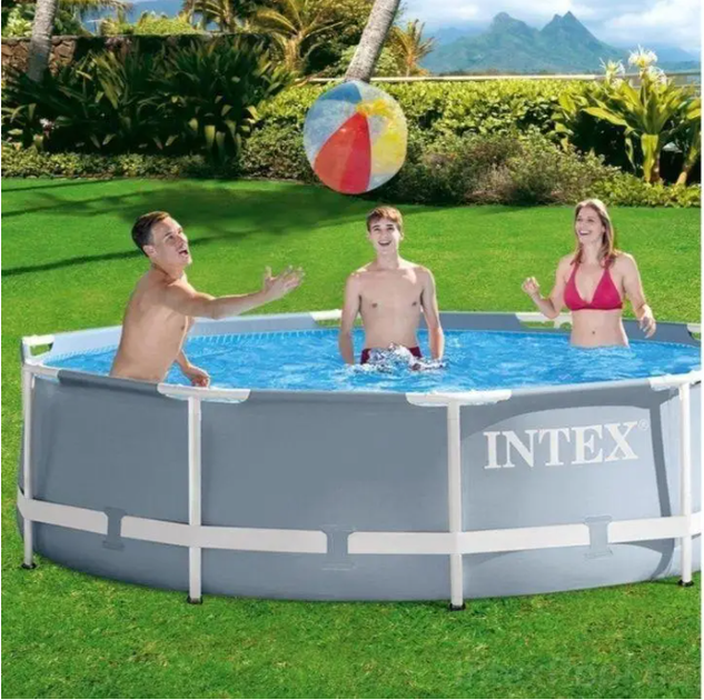Бассейн каркасный круглый 305 x 76 см Prism Frame Pool, Intex 26700 - изображение 3