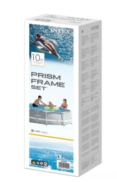 Бассейн каркасный круглый 305 x 76 см Prism Frame Pool, Intex 26700 - изображение 5
