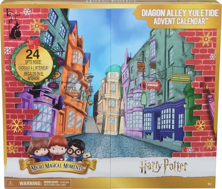 Адвент-календарь Harry Potter Spin Master Diagon Alley 24 сюрприза набор фигурок - изображение 2
