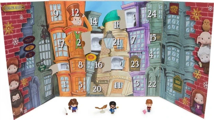 Адвент-календарь Harry Potter Spin Master Diagon Alley 24 сюрприза набор фигурок - изображение 3
