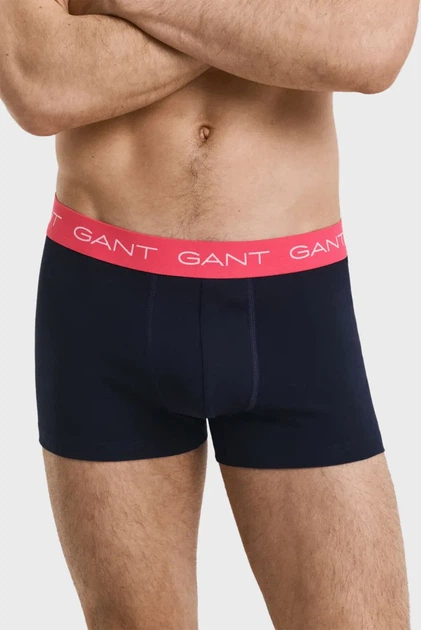 Чоловічі темно-сині боксери (3 шт) TRUNK Gant L 902523003 - изображение 4