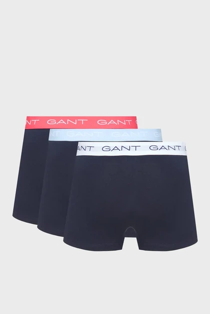 Чоловічі темно-сині боксери (3 шт) TRUNK Gant L 902523003 - изображение 6