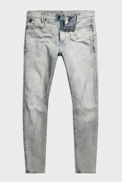 Чоловічі сірі джинси D-Staq 3D Slim G-Star RAW 32-32 D05385,9882 - изображение 4