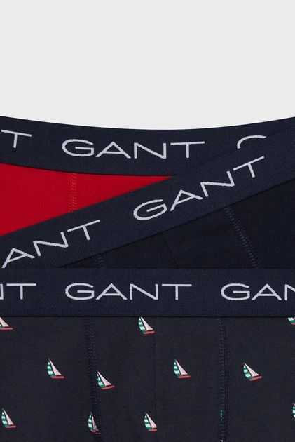 Чоловічі боксери (3 шт) BOAT PRINT TRUNK 3 PACK Gant S 902513013 - изображение 5
