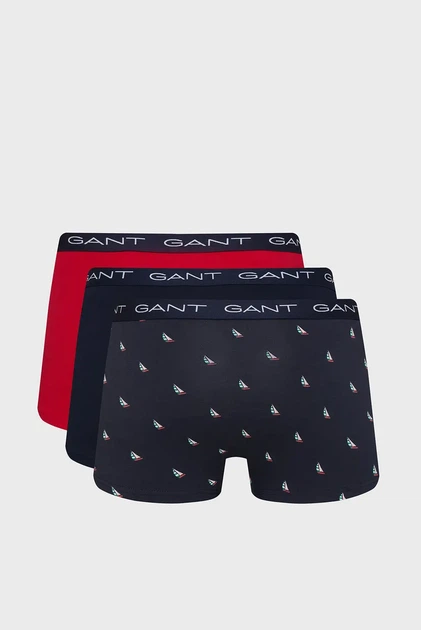 Чоловічі боксери (3 шт) BOAT PRINT TRUNK 3 PACK Gant S 902513013 - изображение 6