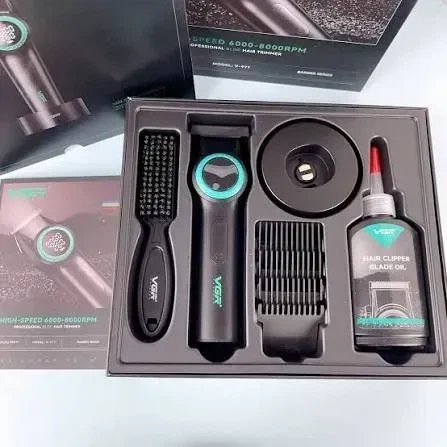 Професійний тример VGR V-977 Black — 8000 RPM, 260 хвилин автономності та регулювання швидкості - зображення 2