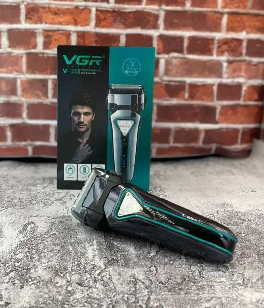 Електробритва-шейвер VGR V-333 — Висувний тример, LED-дисплей, вологозахист IPX6 та USB-зарядка - Фото 4 Електробритва-шейвер VGR V-333 — Висувний тример, LED-дисплей, вологозахист IPX6 та USB-зарядка - зображення 4