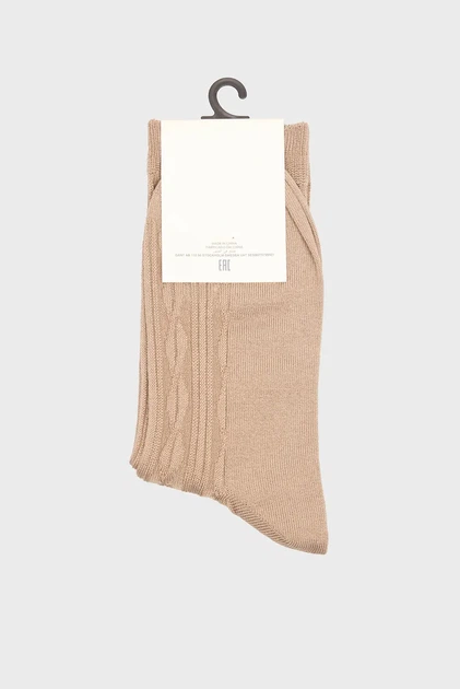 Жіночі бежеві шкарпетки CABLE KNIT SOCKS Gant 36-38 4960259 - изображение 3