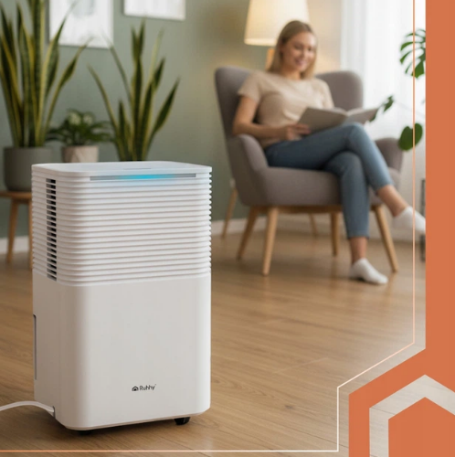 Осушувач повітря Ruhhy 200 Вт, 12 л/день, WiFi, резервуар 2 л, до 32 м² - зображення 5