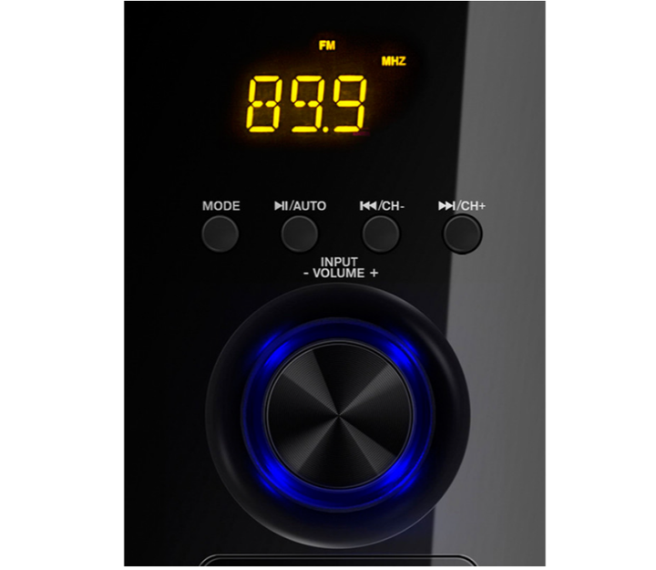 Колонки 2.1 SVEN Bluetooth акустическая система с сабвуфером 55 Вт USB SD FM LED дисплей черный пульт - изображение 7