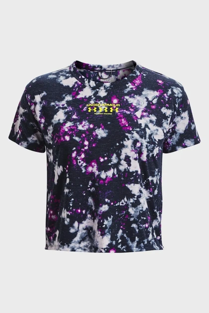 Жіноча темно-синя футболка з візерунком UA BREEZE TRAIL TEE Under Armour XS 1374476-767 - Фото 5 Жіноча темно-синя футболка з візерунком UA BREEZE TRAIL TEE Under Armour XS 1374476-767 - зображення 5