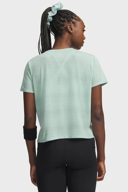 Жіноча м'ятна футболка UA Velociti Shortsleeve-GRN Under Armour SM 6009540-703 - Фото 2 Жіноча м'ятна футболка UA Velociti Shortsleeve-GRN Under Armour SM 6009540-703 - изображение 2