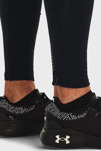 Чоловічі чорні тайтси UA OUTRUN THE COLD Under Armour S 1373213-001 - изображение 4