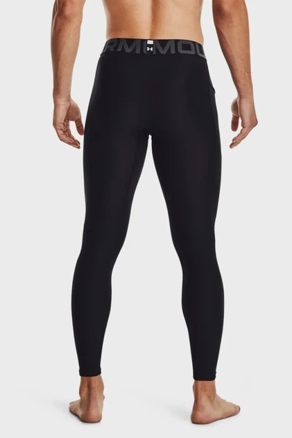 Чоловічі чорні тайтси UA HG Armour Leggings-BLK Under Armour SM 1361586-001 - зображення 3