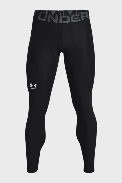 Чоловічі чорні тайтси UA HG Armour Leggings-BLK Under Armour SM 1361586-001 - зображення 5