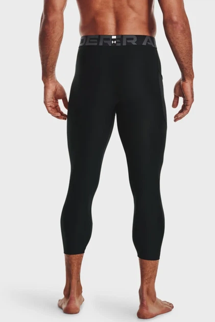 Чоловічі чорні тайтси UA HG Armour 3/4 Legging Under Armour XL 1361588-001 - изображение 3