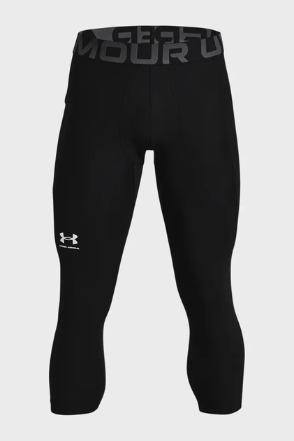 Чоловічі чорні тайтси UA HG Armour 3/4 Legging Under Armour XL 1361588-001 - изображение 6