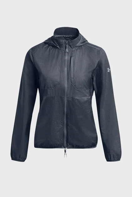 Жіноча темно-сіра вітровка UA Run Trail Jacket-GRY Under Armour XS 1383358-044 - Фото 6 Жіноча темно-сіра вітровка UA Run Trail Jacket-GRY Under Armour XS 1383358-044 - изображение 6