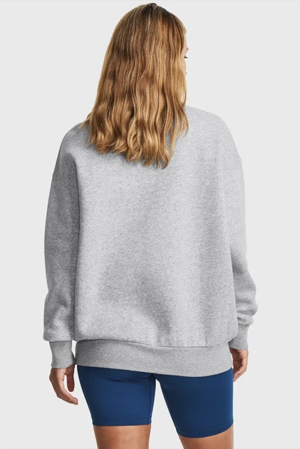 Жіночий світло-сірий світшот Essential Flc OS Crew Under Armour L 1379475-012 - изображение 5